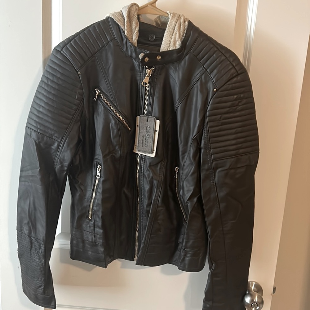 100% Vegan Leather Jacket